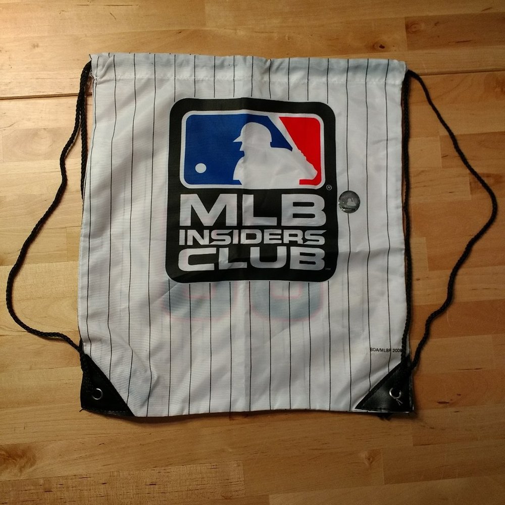 MLB Insider Club Cinch Bag Backpack Number 00